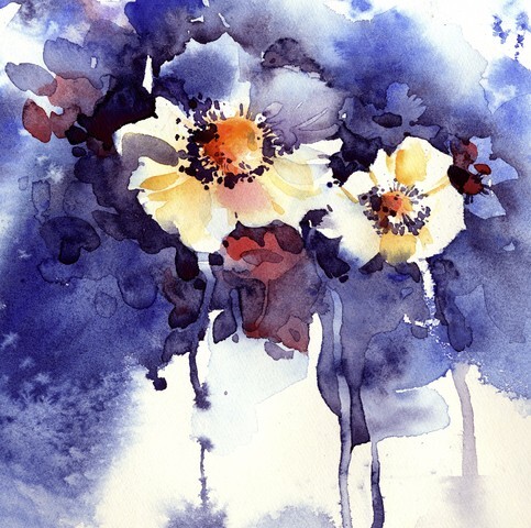 Floral watercolor illustration